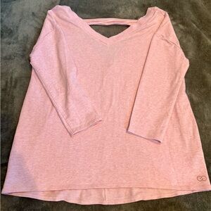 CALIA by Carrie Underwood Light Pink Long Sleeve Top